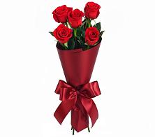 Букет 5 Красных роз Эдлесс Лав #REPLACE_PRED# Красном Воронежской области
