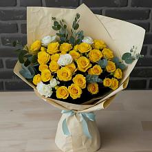 Букет цветов из:  Розы #REPLACE_PRED# Красном Воронежской области