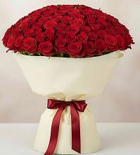 Букет 101 Красная роза Милано #REPLACE_PRED# Красном Воронежской области