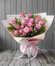 Букет Розовый кустик в Красном Воронежской области