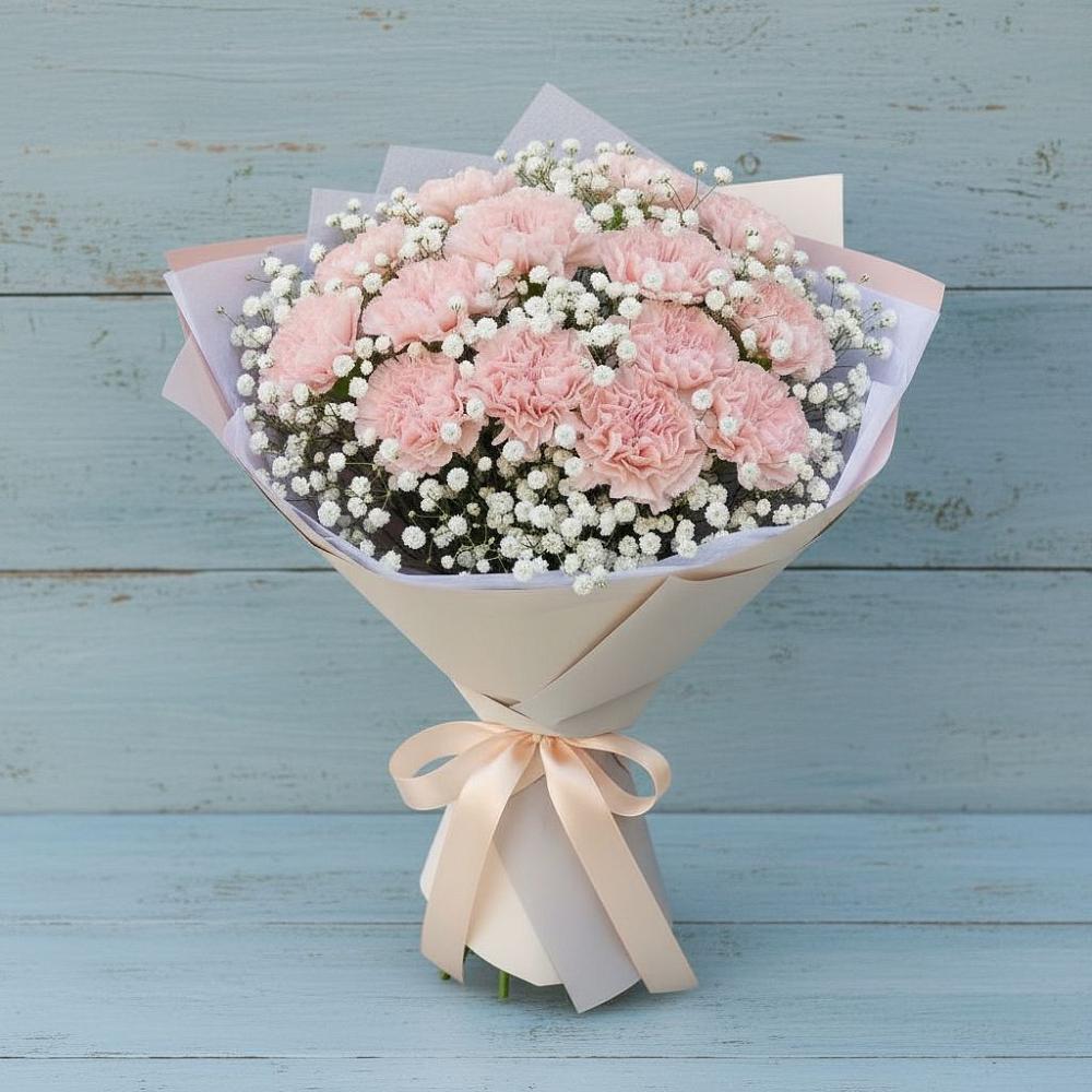 Букет цветов из: Гвоздики в Красном Воронежской области