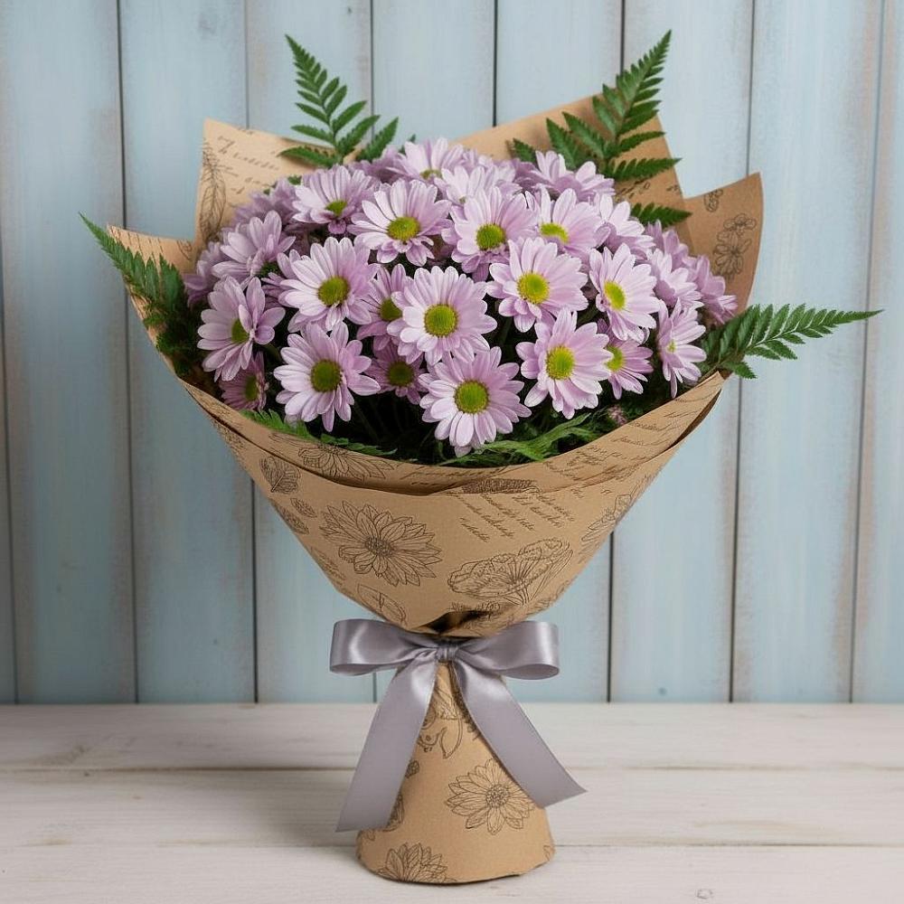 Букет цветов из: Хризантемы в Красном Воронежской области