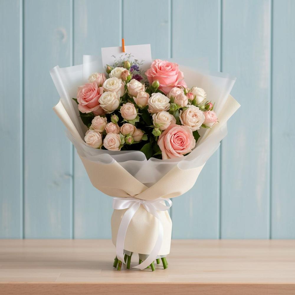 Букет цветов из: Розы в Красном Воронежской области