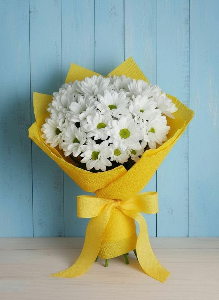 Букет цветов из: Хризантемы в Красном Воронежской области