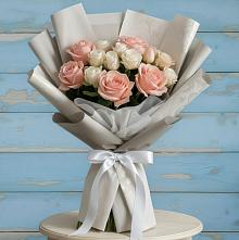 Букет цветов из:  Розы #REPLACE_PRED# Красном Воронежской области
