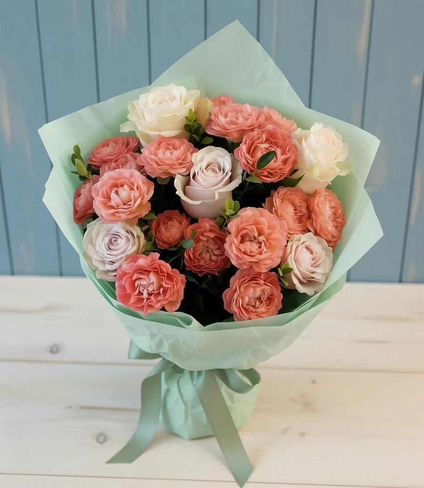 Букет цветов из: Розы в Красном Воронежской области