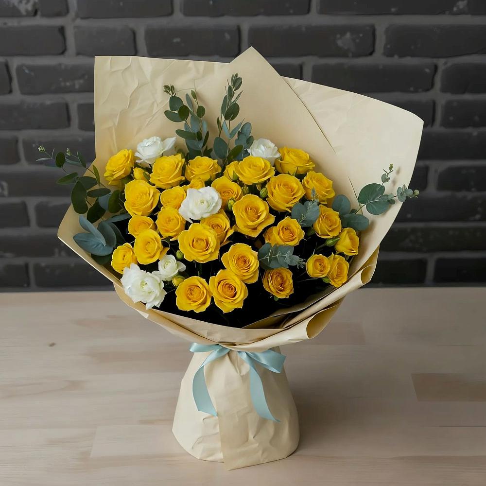 Букет цветов из: Розы в Красном Воронежской области