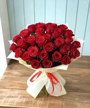 Букет 29 Красных роз в Красном Воронежской области