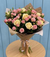 Букет цветов из:  Розы в Красном Воронежской области