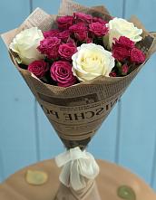 Букет цветов из:  Розы в Красном Воронежской области
