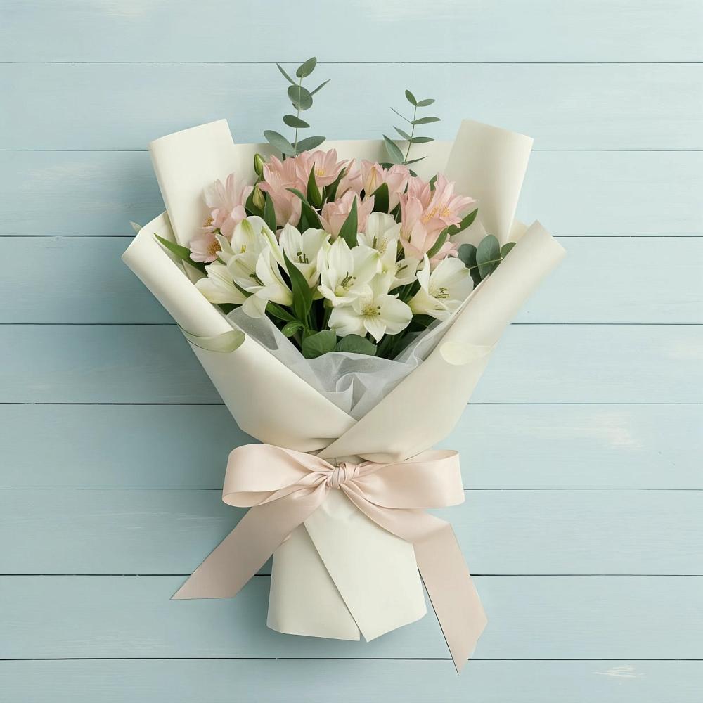 Букет цветов из: Альстромерии в Красном Воронежской области