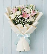 Букет цветов из:  Лилии в Красном Воронежской области